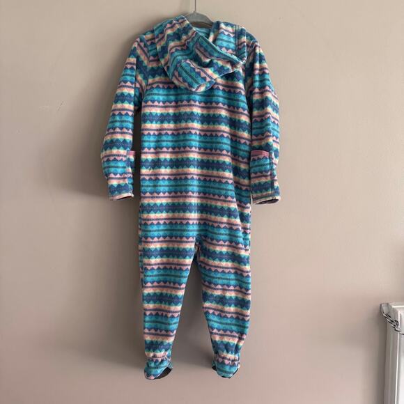 Patagonia Infant Micro D Fleece One Piece Baby Bunting 18-24 Months Aztec 60175 - Picture 10 of 10